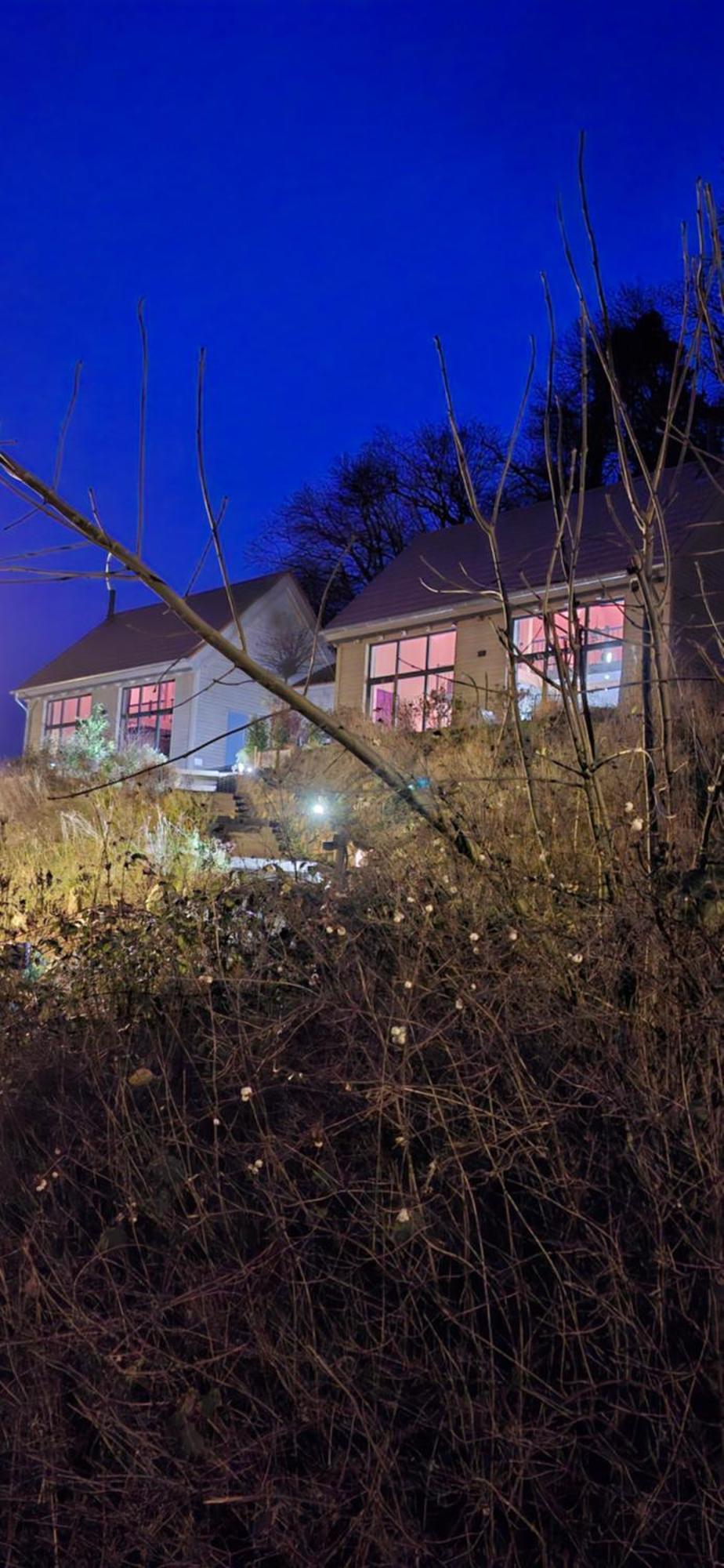Odenwald-Lodge Mit Infrarotsauna Und E-Ladestation Im Naturpark Odenwald "Haus Himmelblau" Reichelsheim Dış mekan fotoğraf